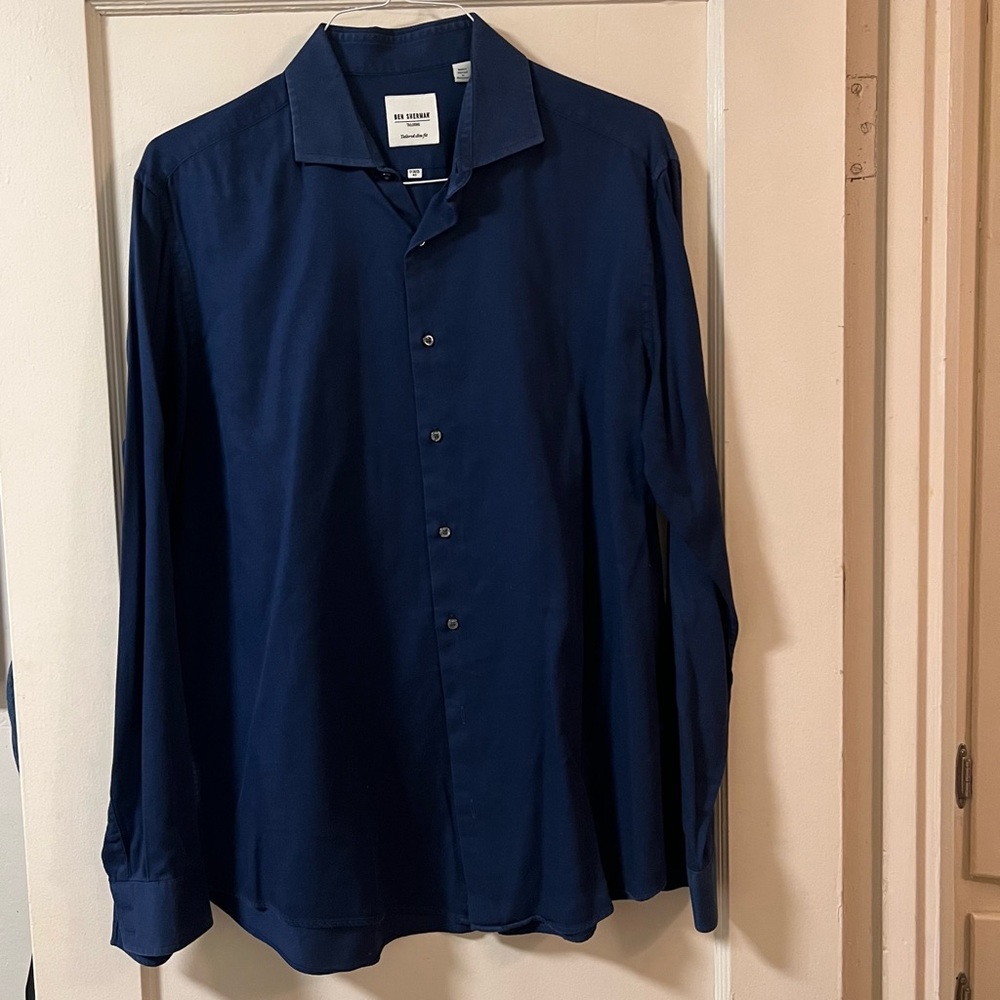Ben Sherman Mens button down - Oxford dress shirt - collar 17, sleeve -33/34